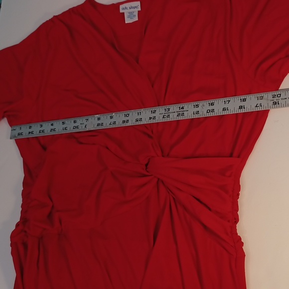NEW! 16W Vicki Wayne Red Dress 5419 - Picture 7 of 7